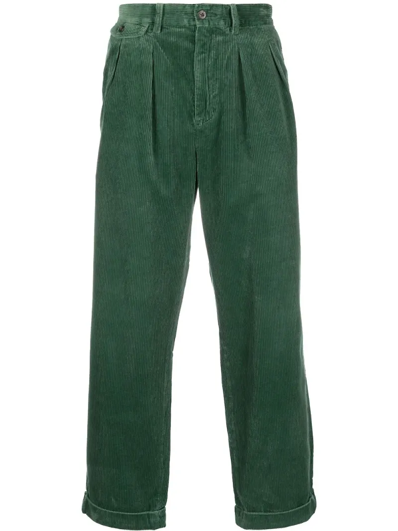 Polo Ralph Lauren Whitman byxor med plisserad detalj - Grön