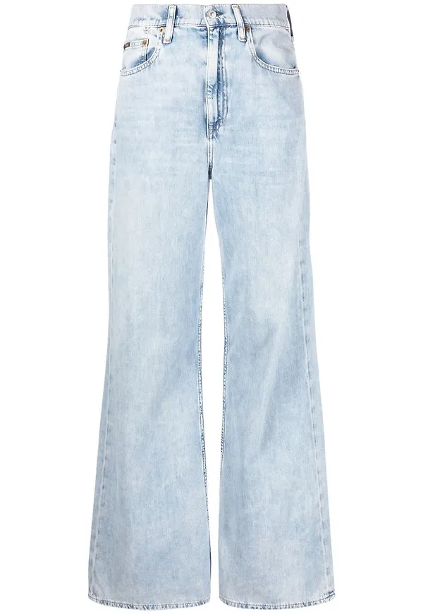 Polo Ralph Lauren wide leg-jeans - Blå