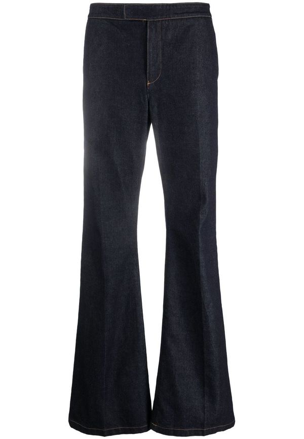 Polo Ralph Lauren wide leg-jeans med hög midja - Blå