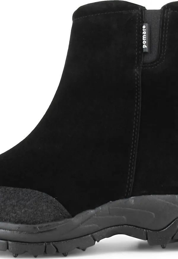 Pomar Women's Alppi Spike GORE-TEX Ankle Boot Black Suede/Pu-Suede/Spike
