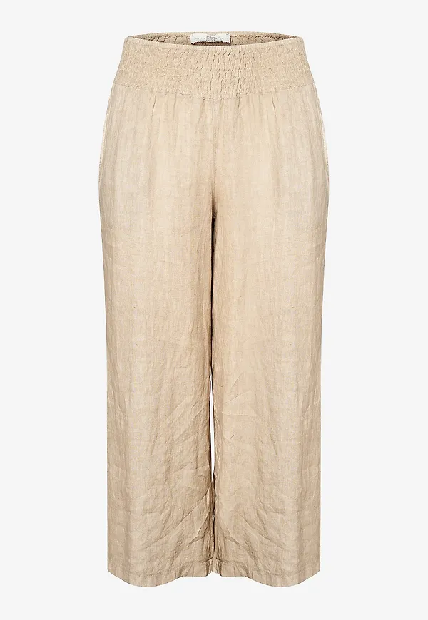 Pont Neuf - Linnebyxor pnHibba - Beige