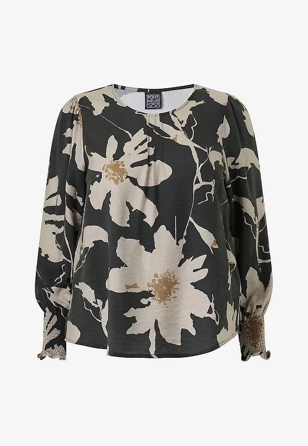 Pont Neuf - Blus Blouse - Svart
