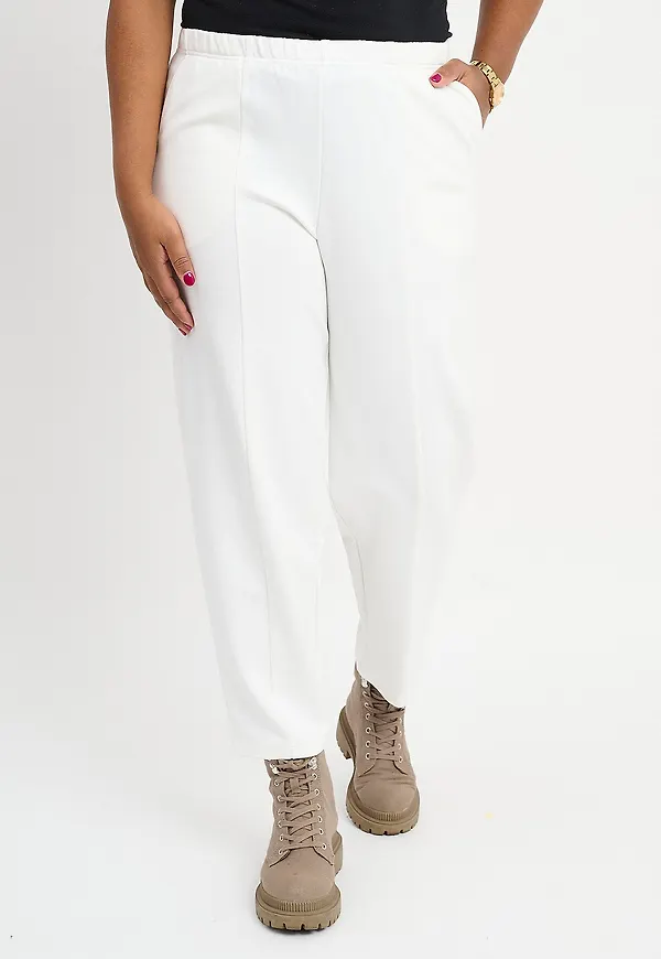 Pont Neuf - Byxor pnGea Trousers - Vit