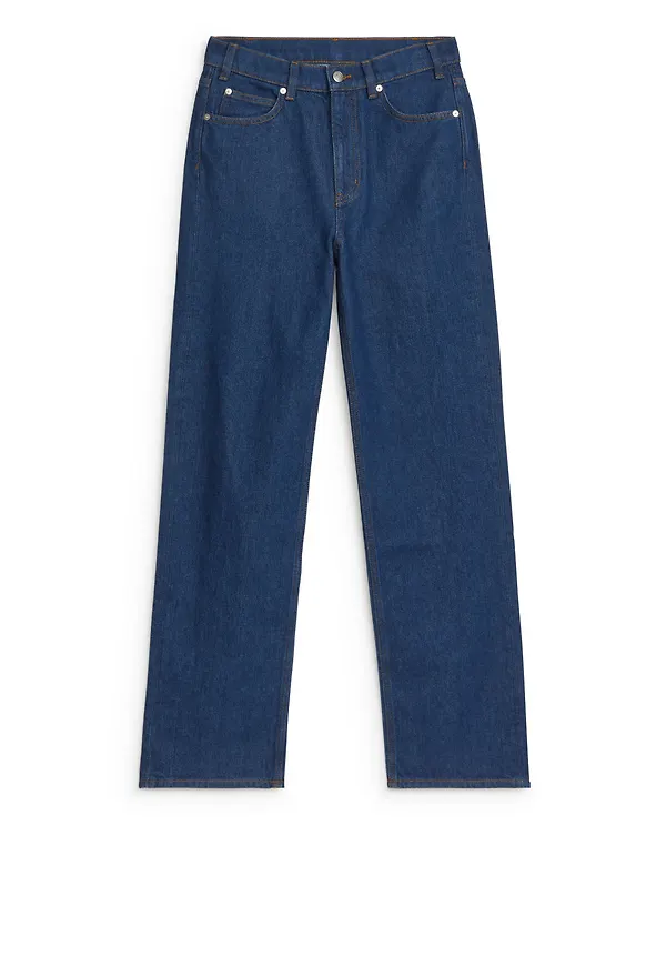 POPLAR Mid Relaxed Jeans - Blue