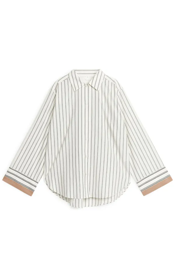 Poplin Pyjama Shirt - White