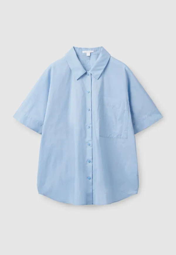 POPLIN SHORT-SLEEVE SHIRT