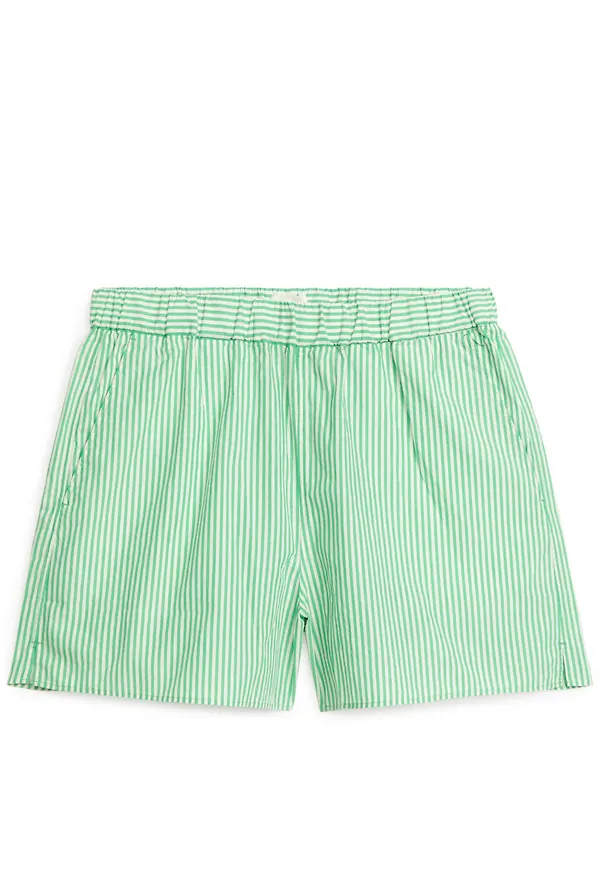 Poplin Shorts - Green