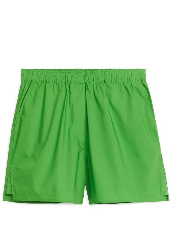 Poplin Shorts - Green