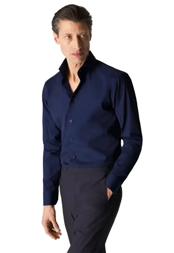 Poplinskjorta Slim Fit