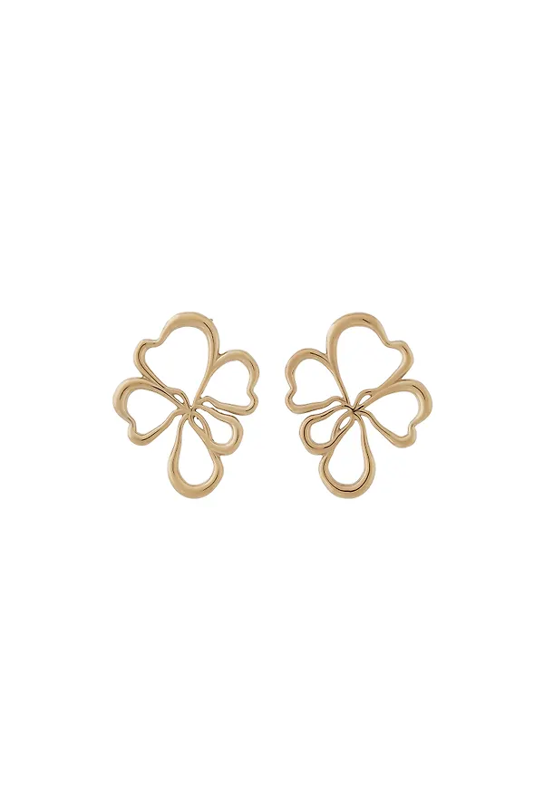 Poppy studs m gold