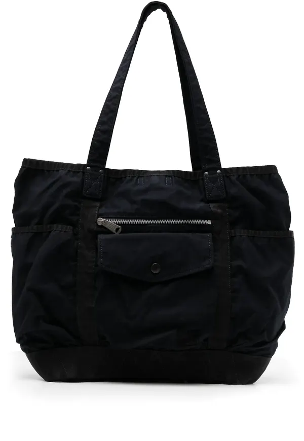 Porter-Yoshida & Co. Crag totebag med panel - Blå