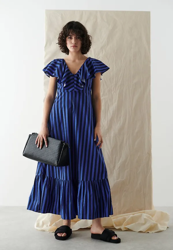 Portia ruffle dress
