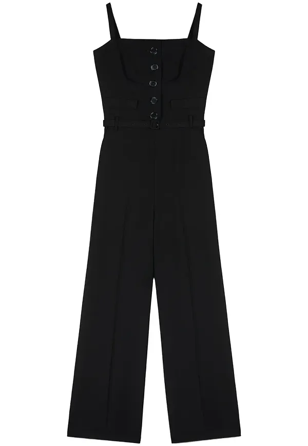 Ports 1961 ärmlös jumpsuit - Svart