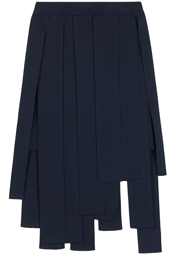 Ports 1961 asymmetrisk kjol - Blå