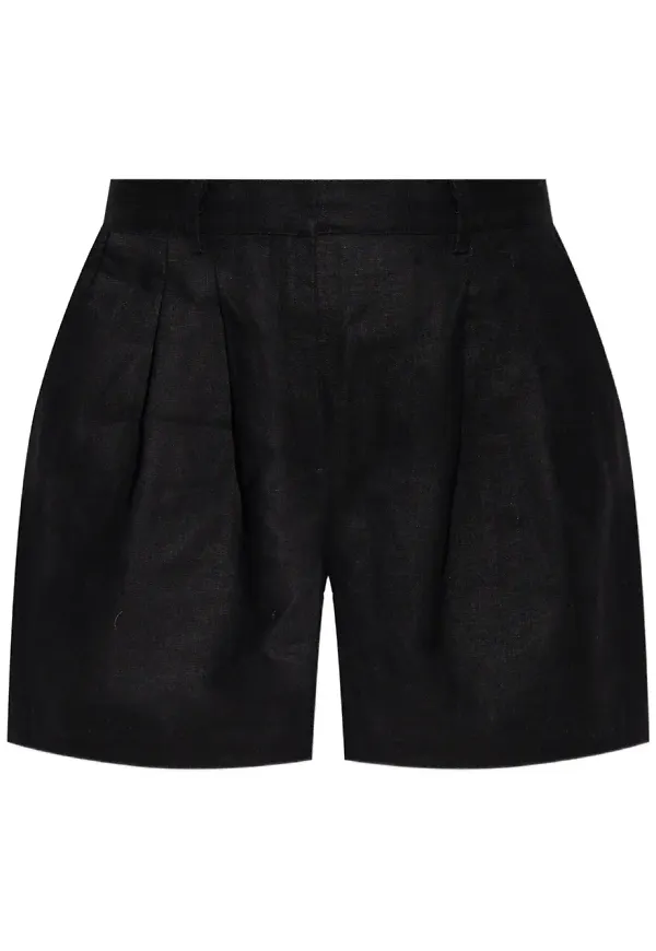 Posse plisserade shorts - Svart