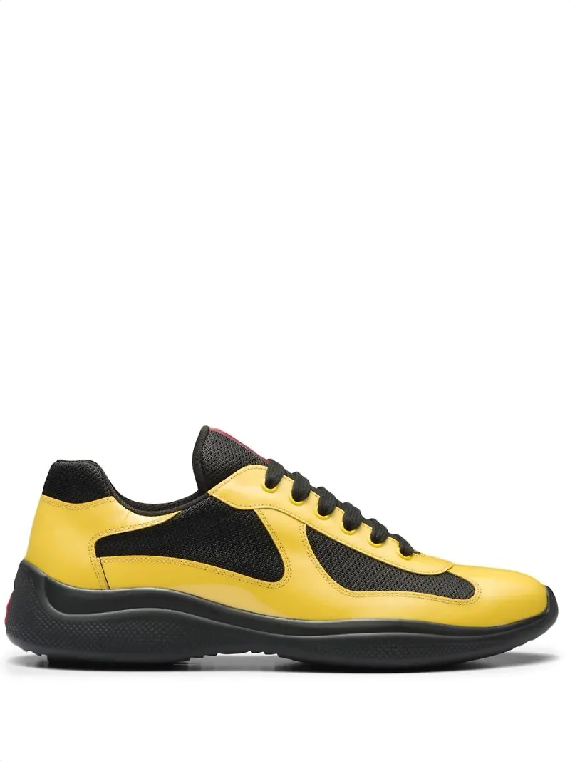 Prada America's Cup låga sneakers - Gul