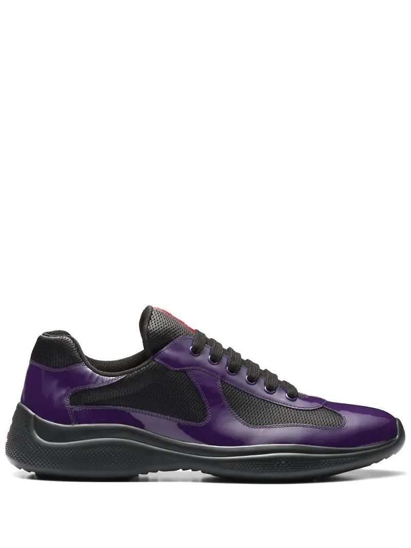 Prada America's Cup låga sneakers - Svart