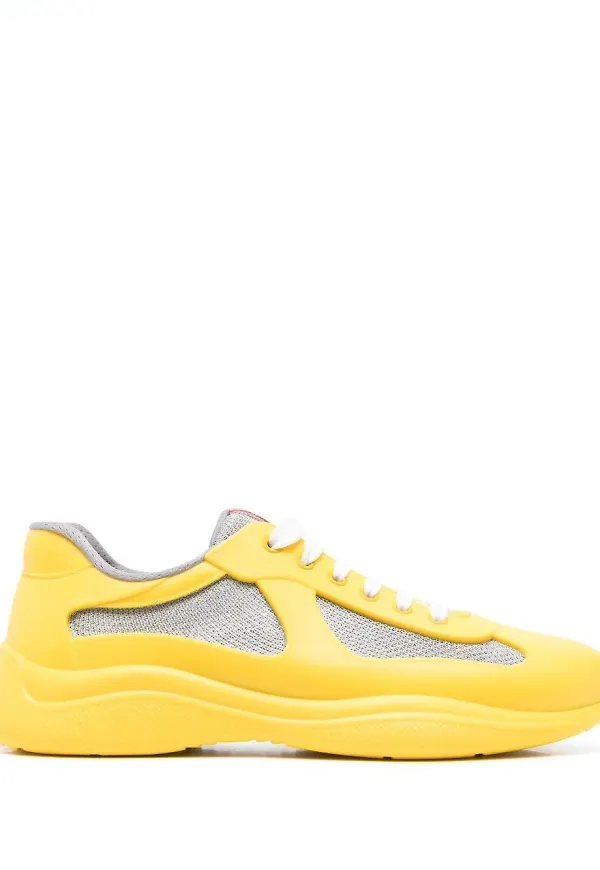 Prada America's Cup sneakers - Gul