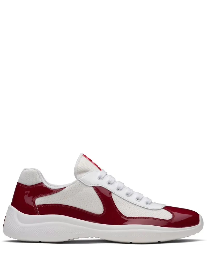 Prada Americas Cup låga sneakers - Vit