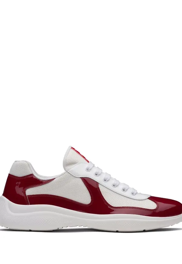 Prada Americas Cup låga sneakers - Vit
