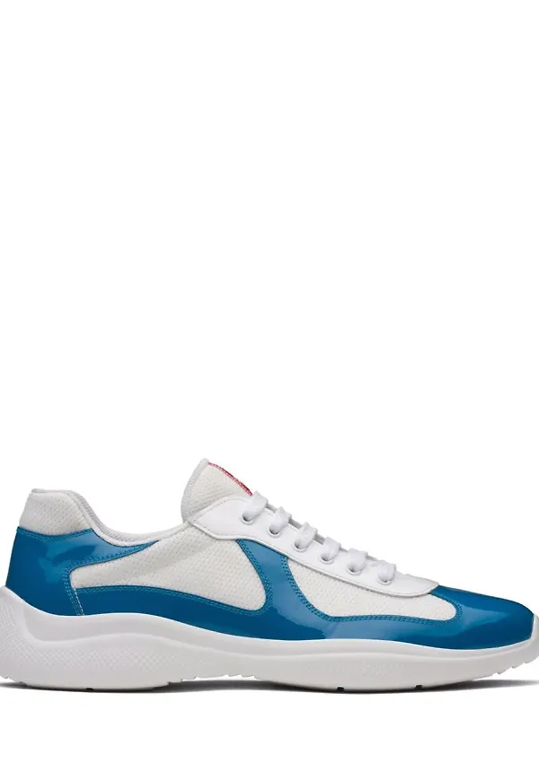 Prada Americas Cup låga sneakers - Vit