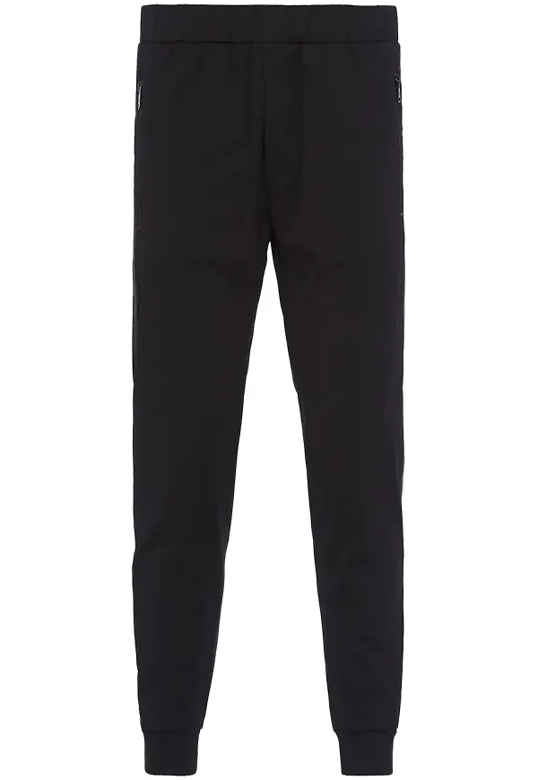 Prada avsmalnande trackpants - Svart
