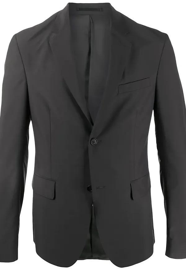 Prada blazer med trubbigt slag - Grå