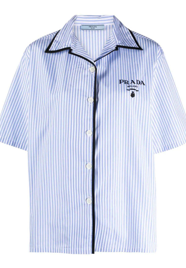 Prada blå/vit
