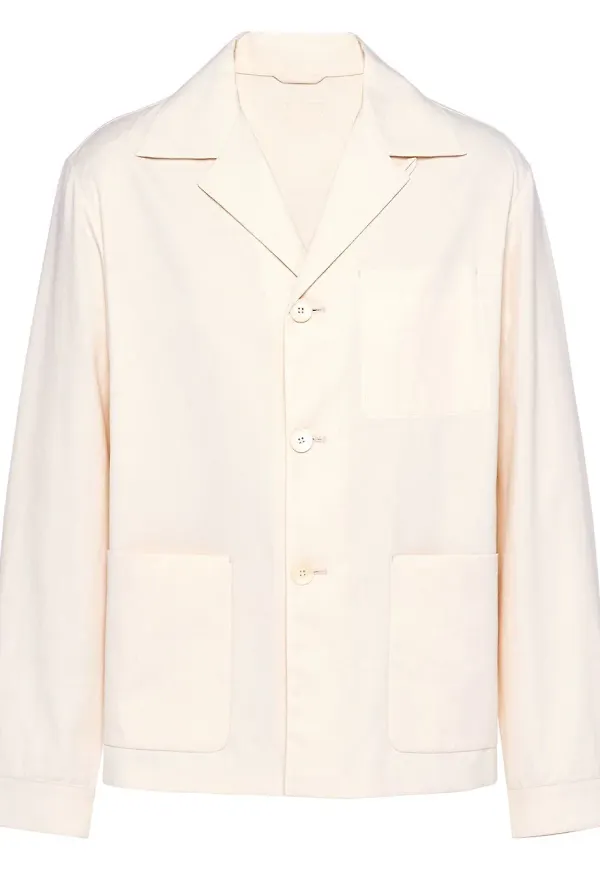 Prada bomullsjacka - Neutral