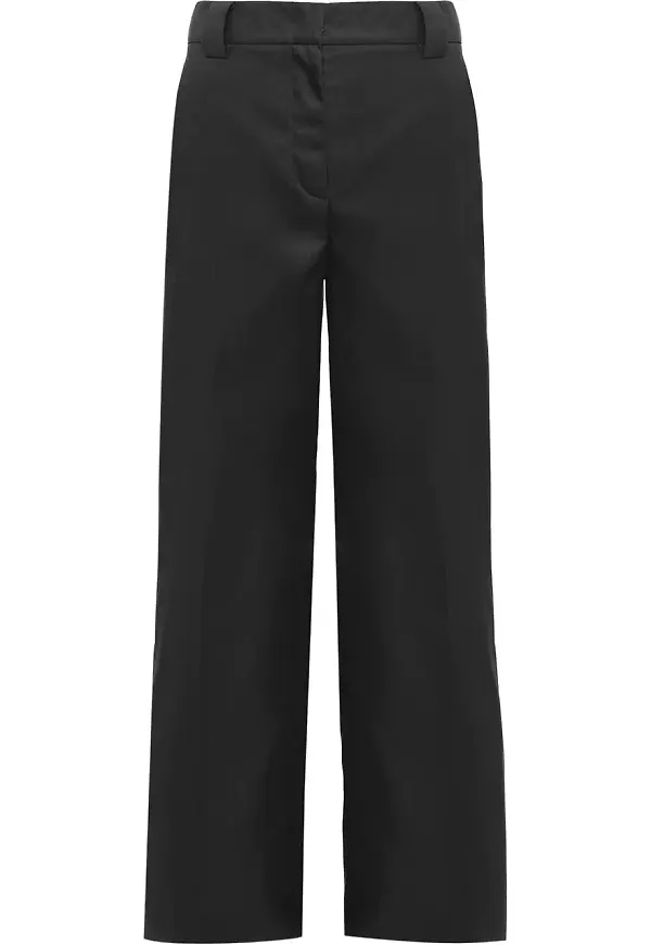 Prada byxor i gabardin - Svart