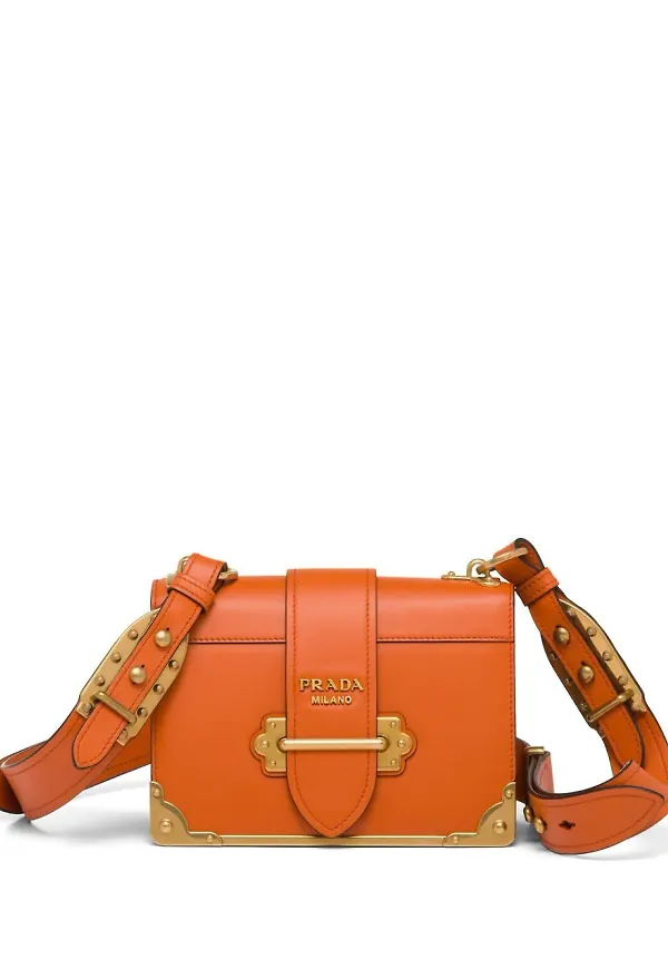 Prada Cahier axelväska - Orange