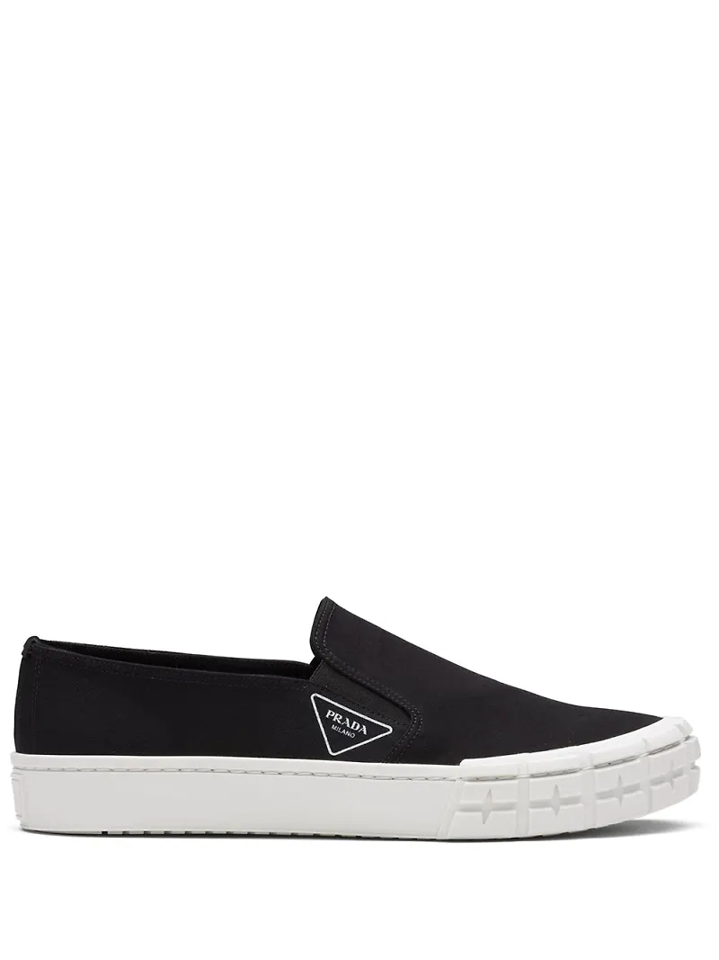 Prada Cassetta Wheel sneakers - Svart