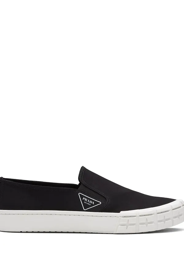 Prada Cassetta Wheel sneakers - Svart