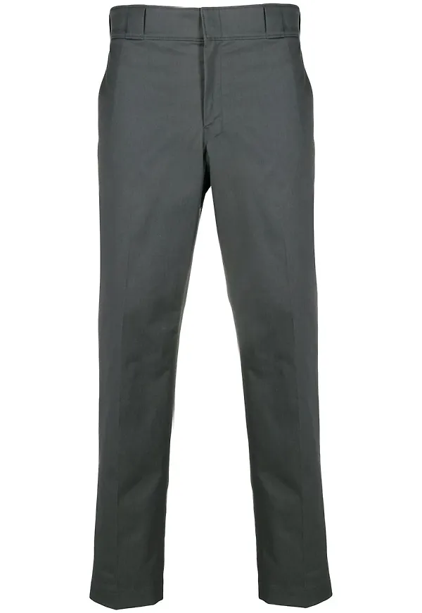 Prada chinos med märke - Grå