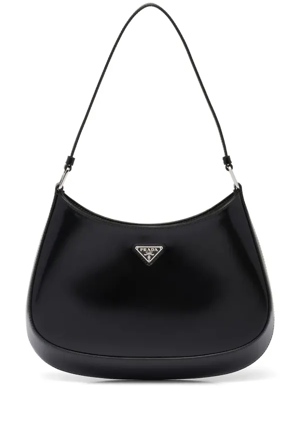 Prada Cleo axelremsväska - Svart