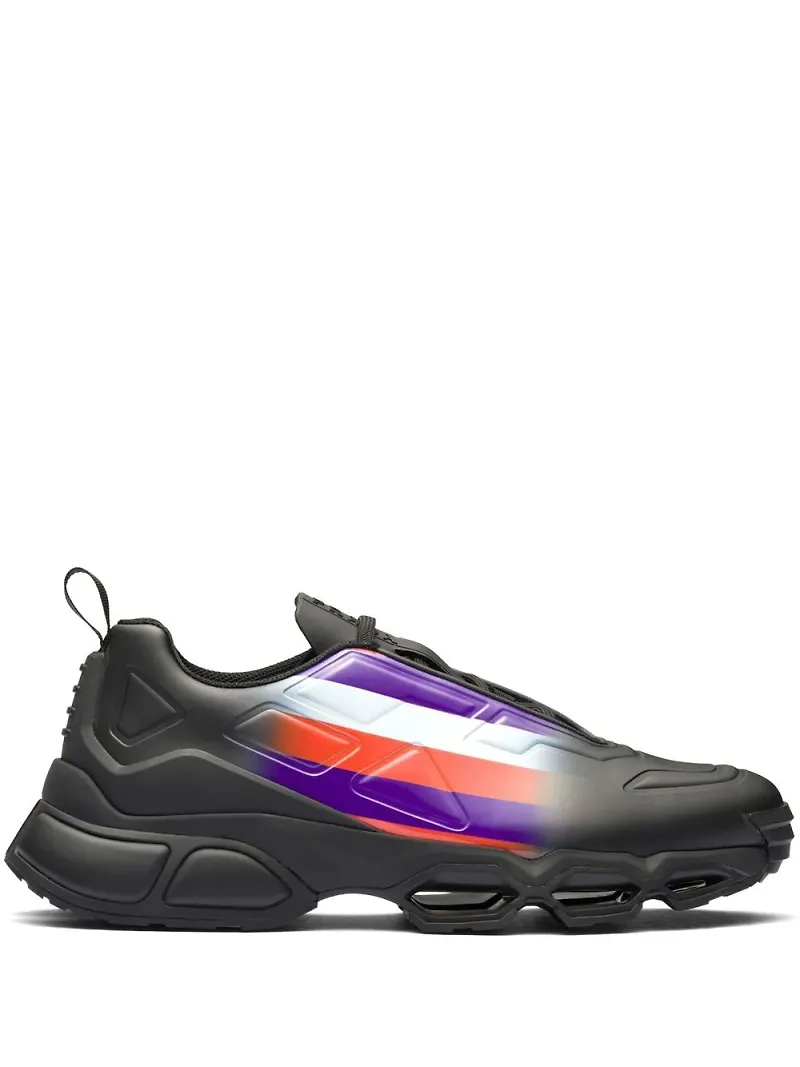 Prada Collision Cross låga sneakers - Lila