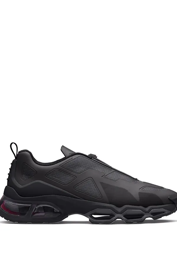 Prada Collision Cross låga sneakers - Svart