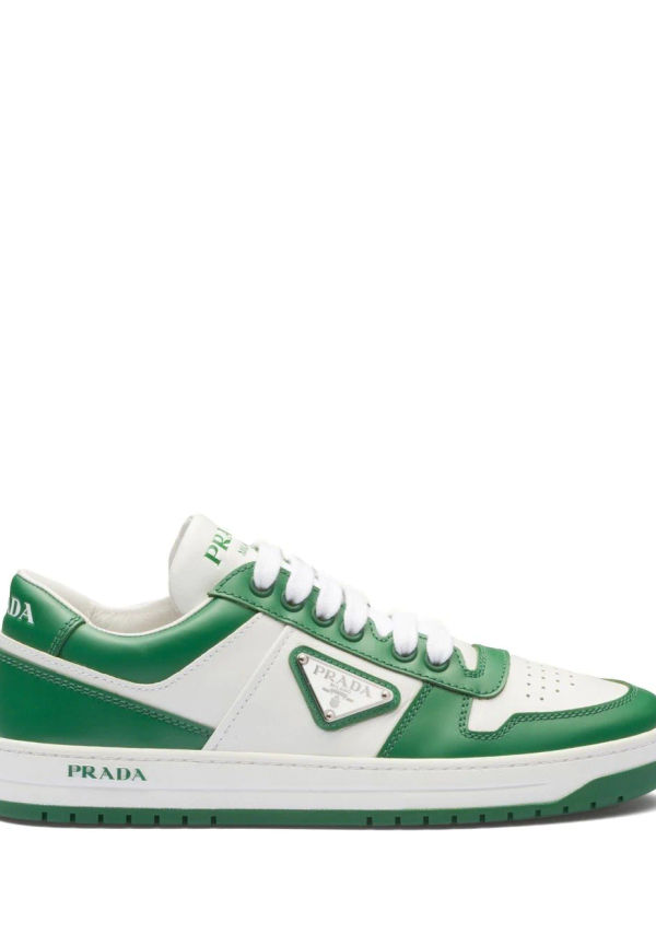 Prada Downtown låga sneakers - Grön