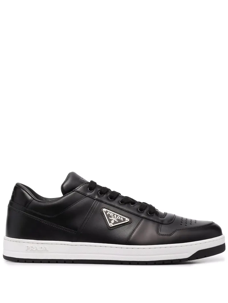 Prada Downtown låga sneakers - Svart