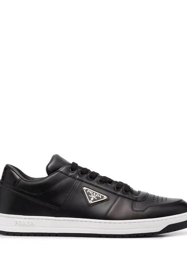 Prada Downtown låga sneakers - Svart