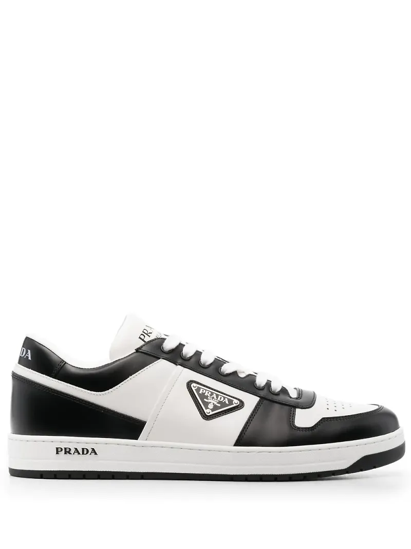 Prada Downtown låga sneakers - Svart