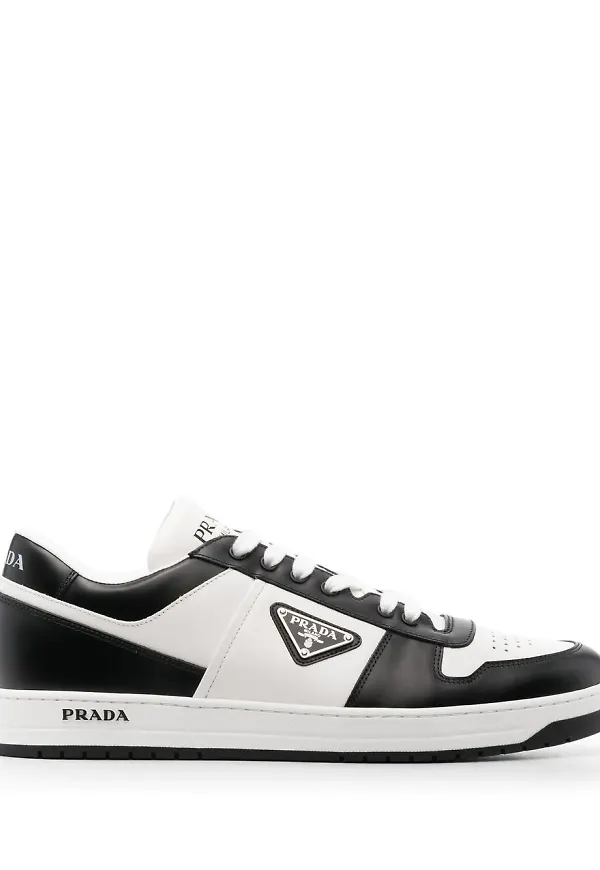 Prada Downtown låga sneakers - Svart
