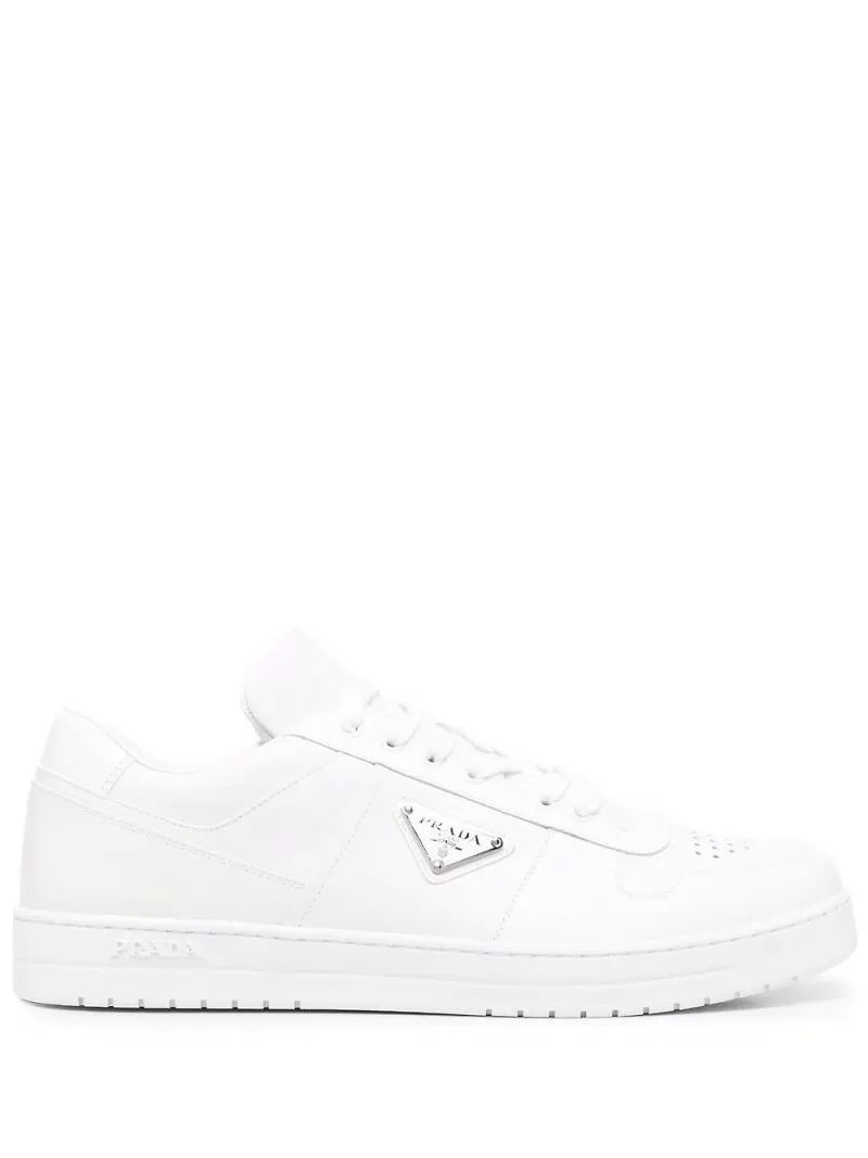 Prada Downtown låga sneakers - Vit