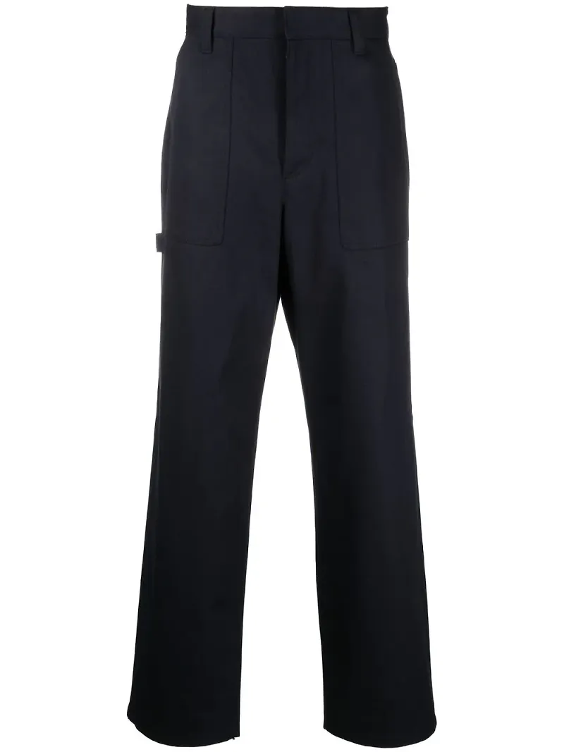 Prada Drill cargobyxor - Blå