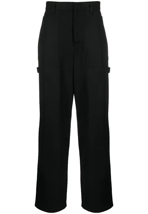 Prada Drill cargobyxor - Svart