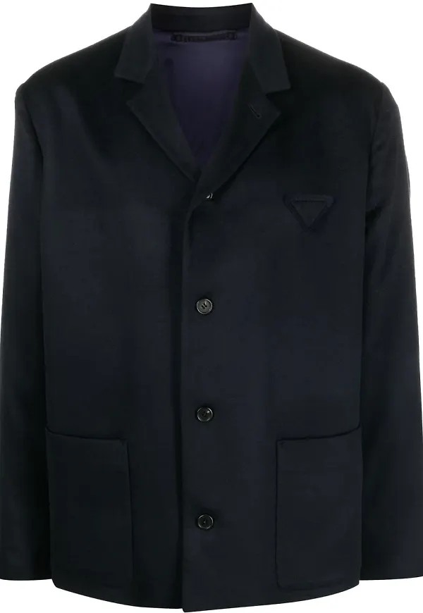 Prada enkelknäppt blazer - Blå