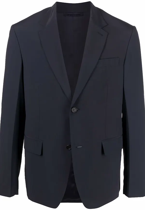 Prada enkelknäppt blazer - Blå