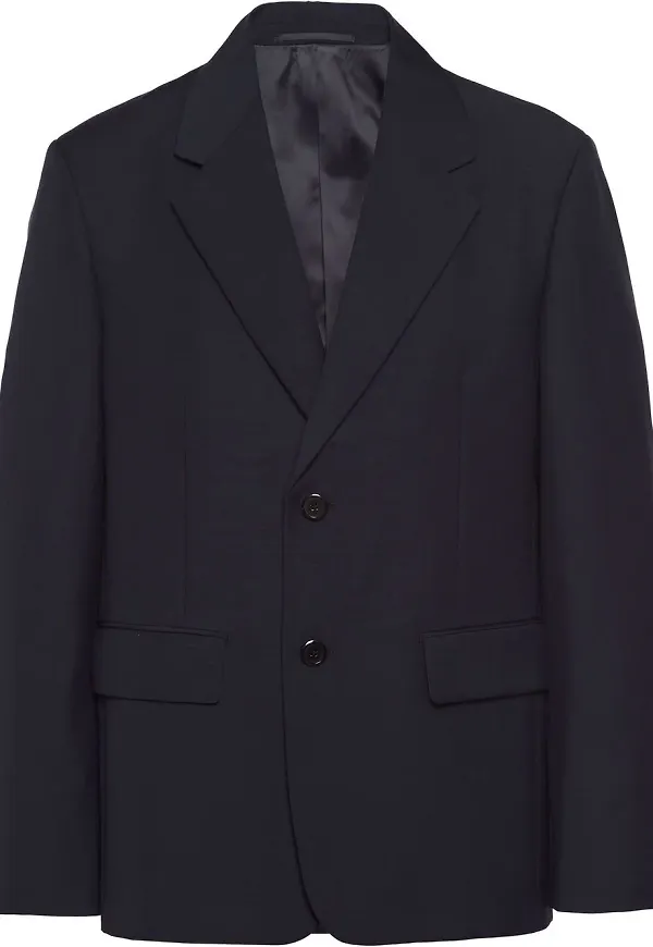 Prada enkelknäppt blazer - Blå
