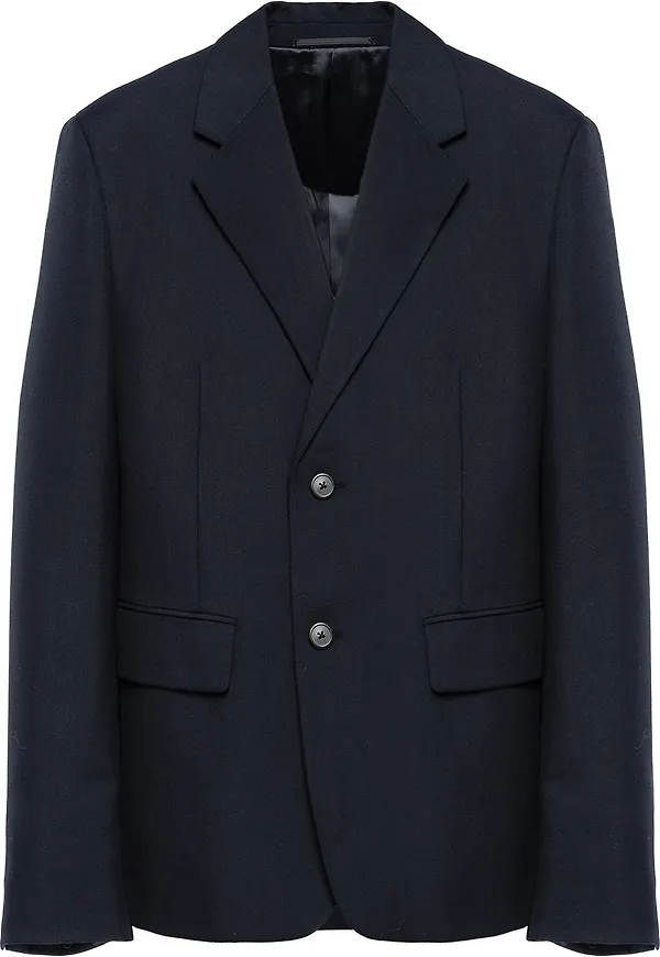 Prada enkelknäppt blazer - Blå