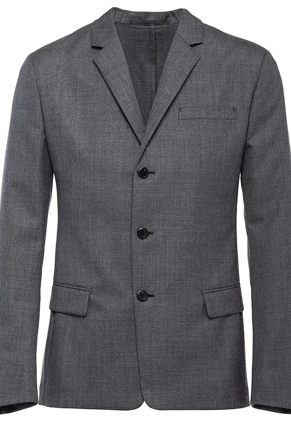 Prada enkelknäppt blazer - Grå